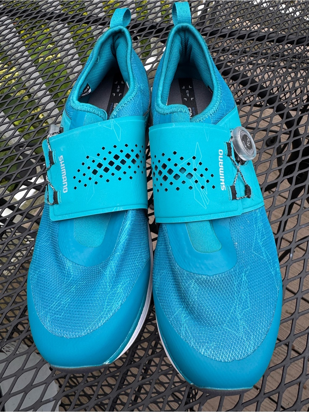 Shimano Women's Teal Cycling Sneakers with Boa Dial